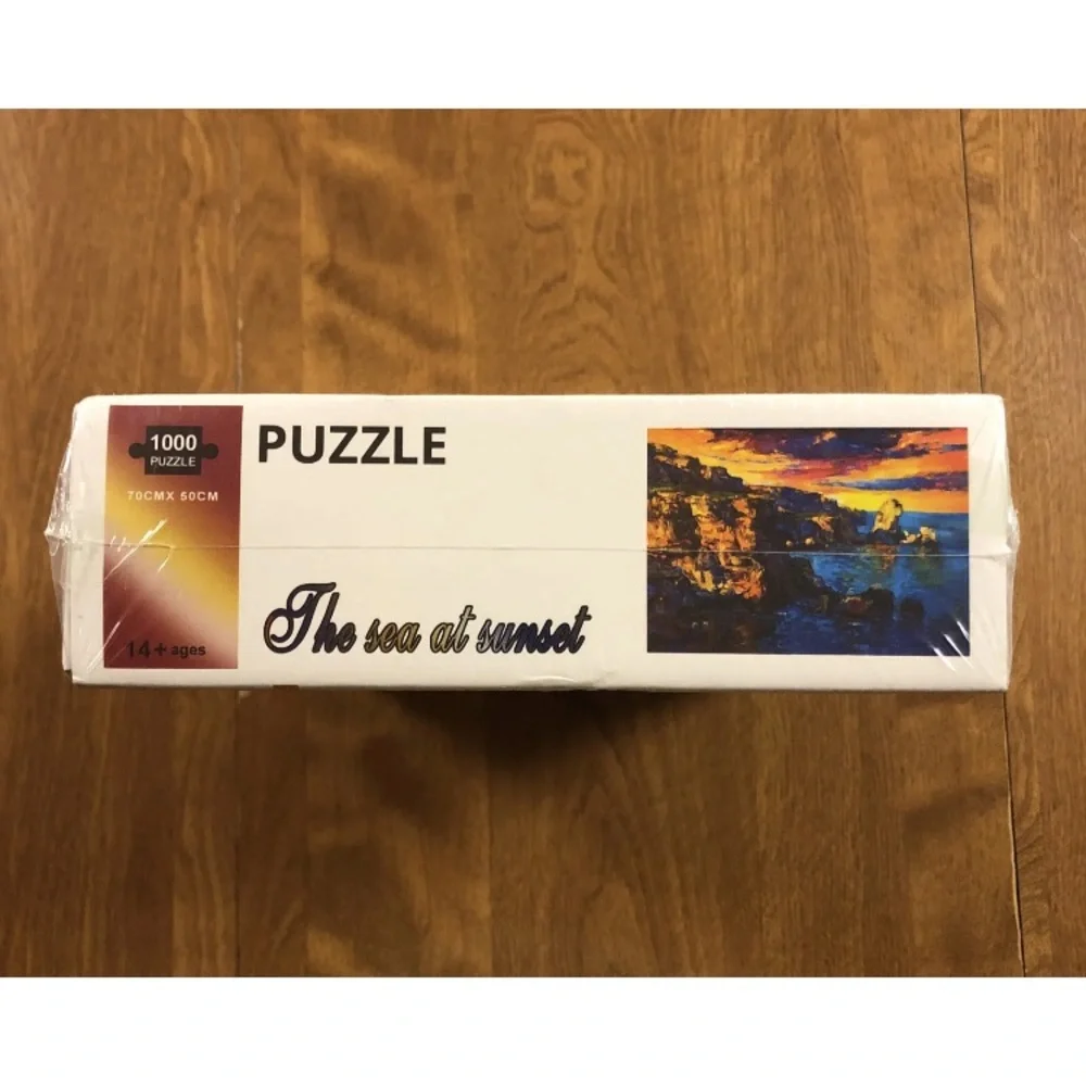 The Sea at Sunset Jigsaw Puzzle 1000 pieces